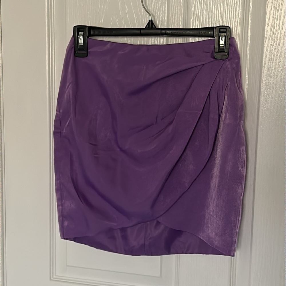 Purple Tulip Short Skirt